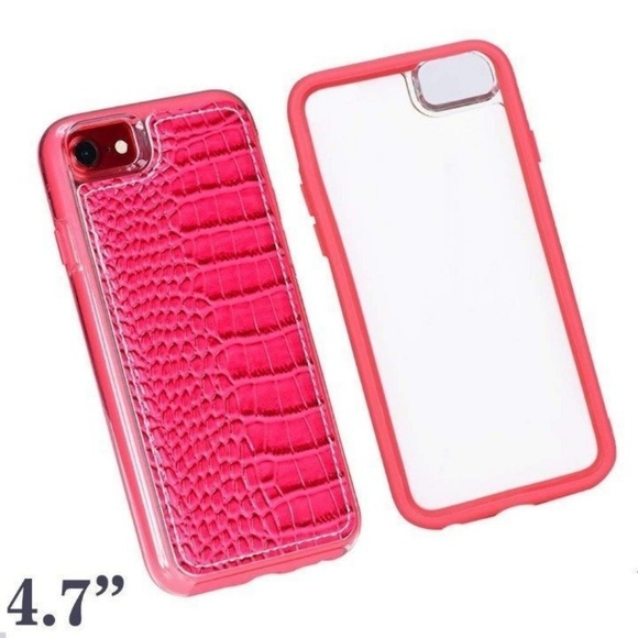 Crocodile Leather iPhone 7/6 (4.7’’)Pink - Picture 5 of 8